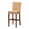 Baxton Studio Racquel Modern Bohemian Natural Rattan and Mahogany Wood Bar Stool 217-12735-ZORO - alternate 3